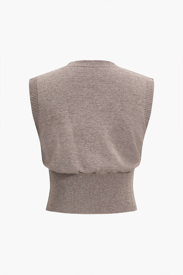 Knoop trui tanktop