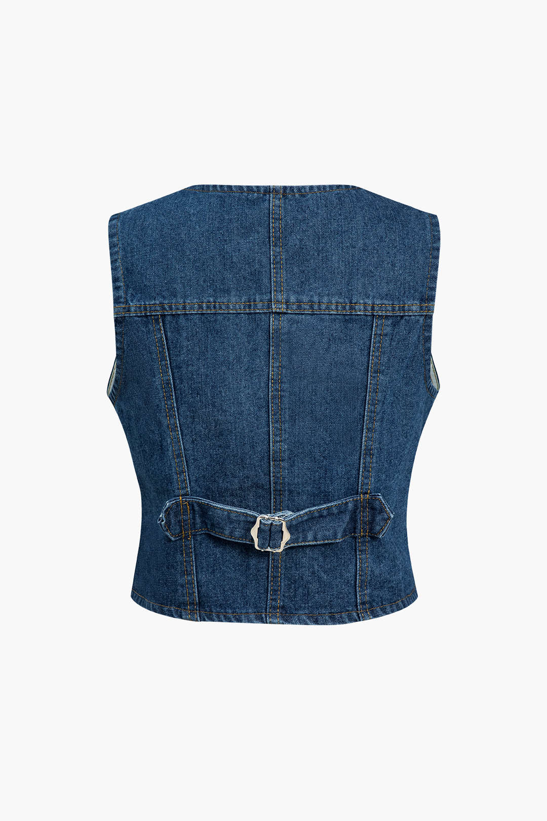 Denim V-Neck Vest