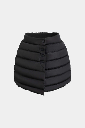 Solidna spódnica mini spódnica puffer