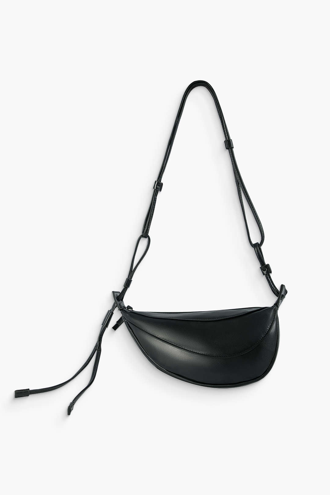 Faux Leather Cross-body Bag