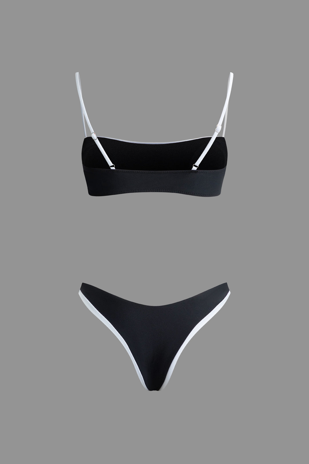 Contrast Bikini Set