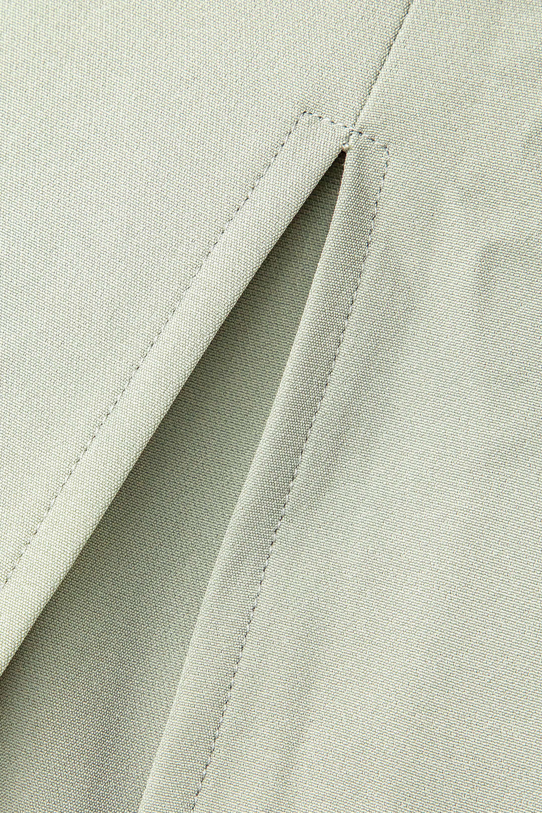 Flap Pocket Split Front Midi Skirt