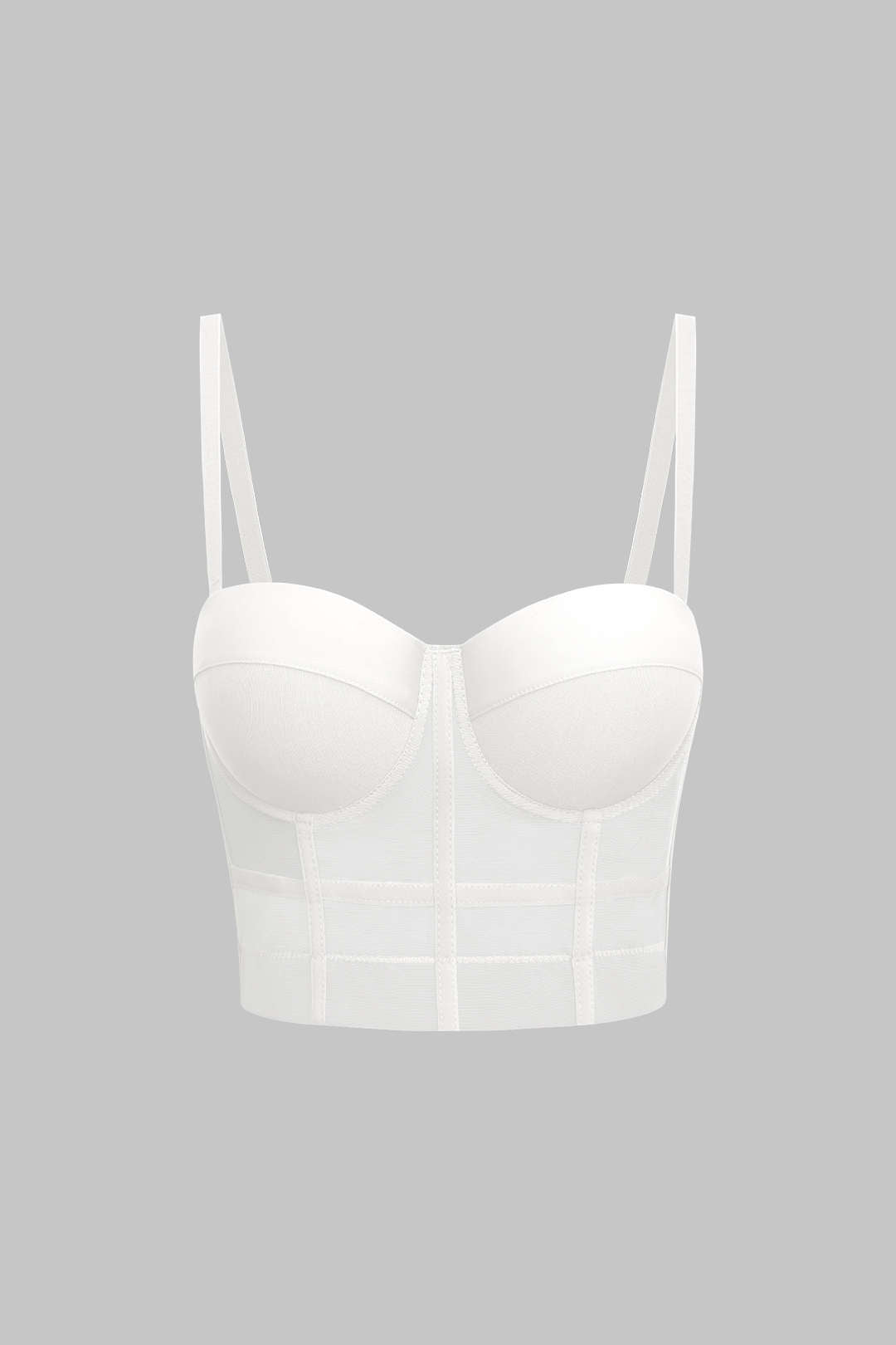 Mesh Underwire Bustier toppi