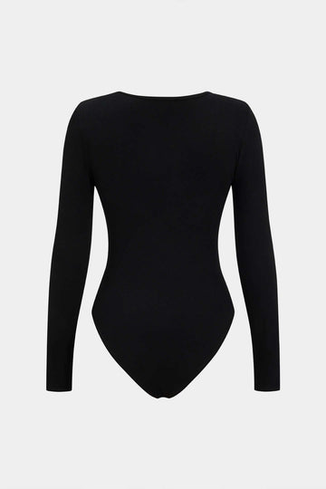 Cut Out Long Sleeve Bodysuit