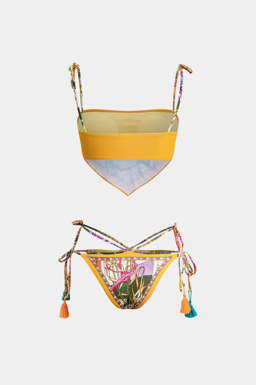 Bikini -Set florale Drucke