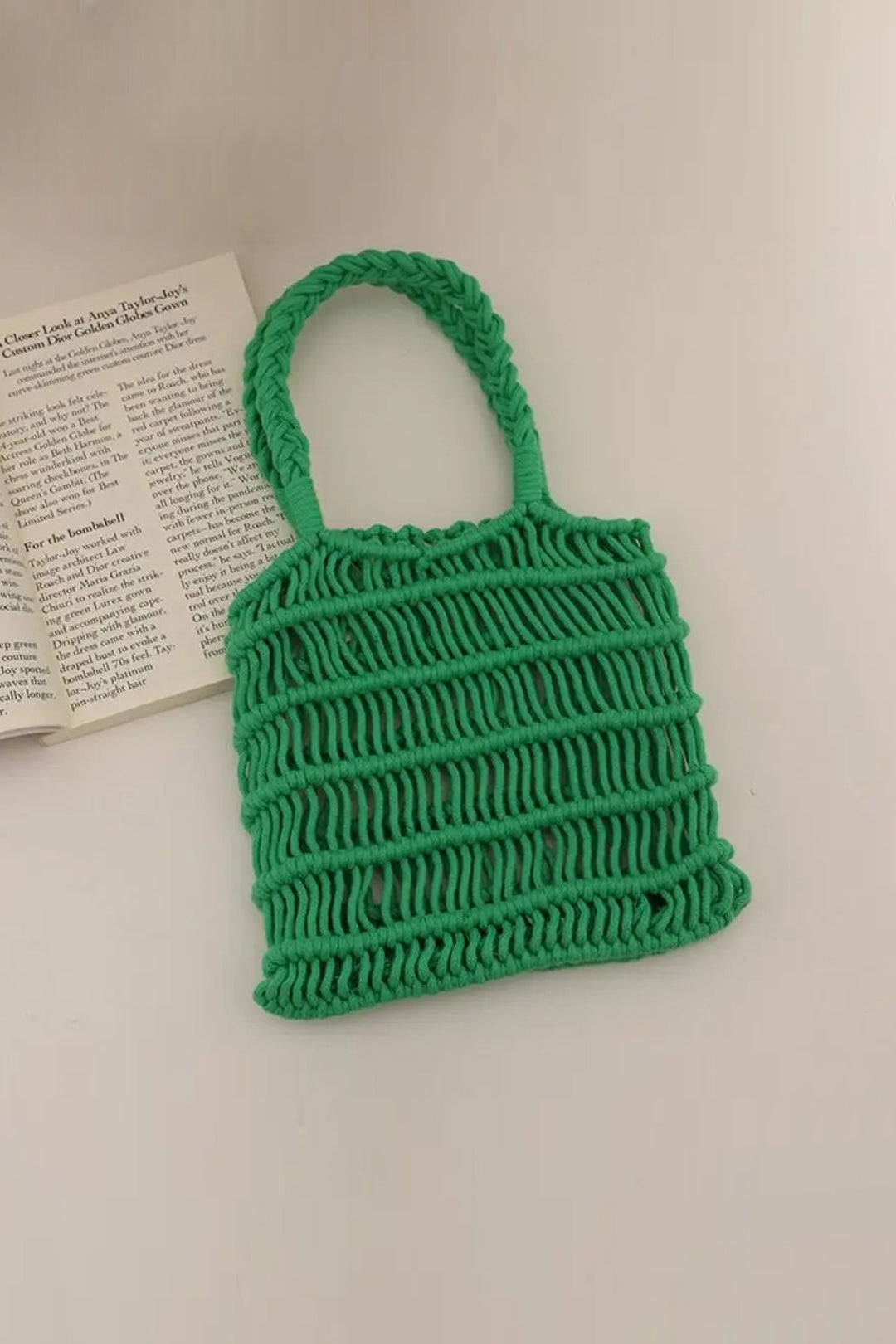 Hollow Woven Tote Bag