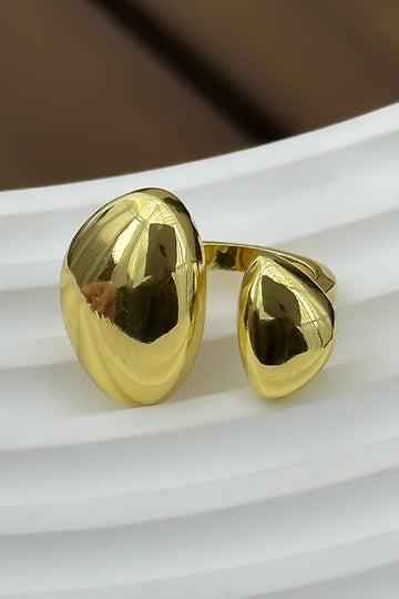 Asymmetrical Curved Opening Ring