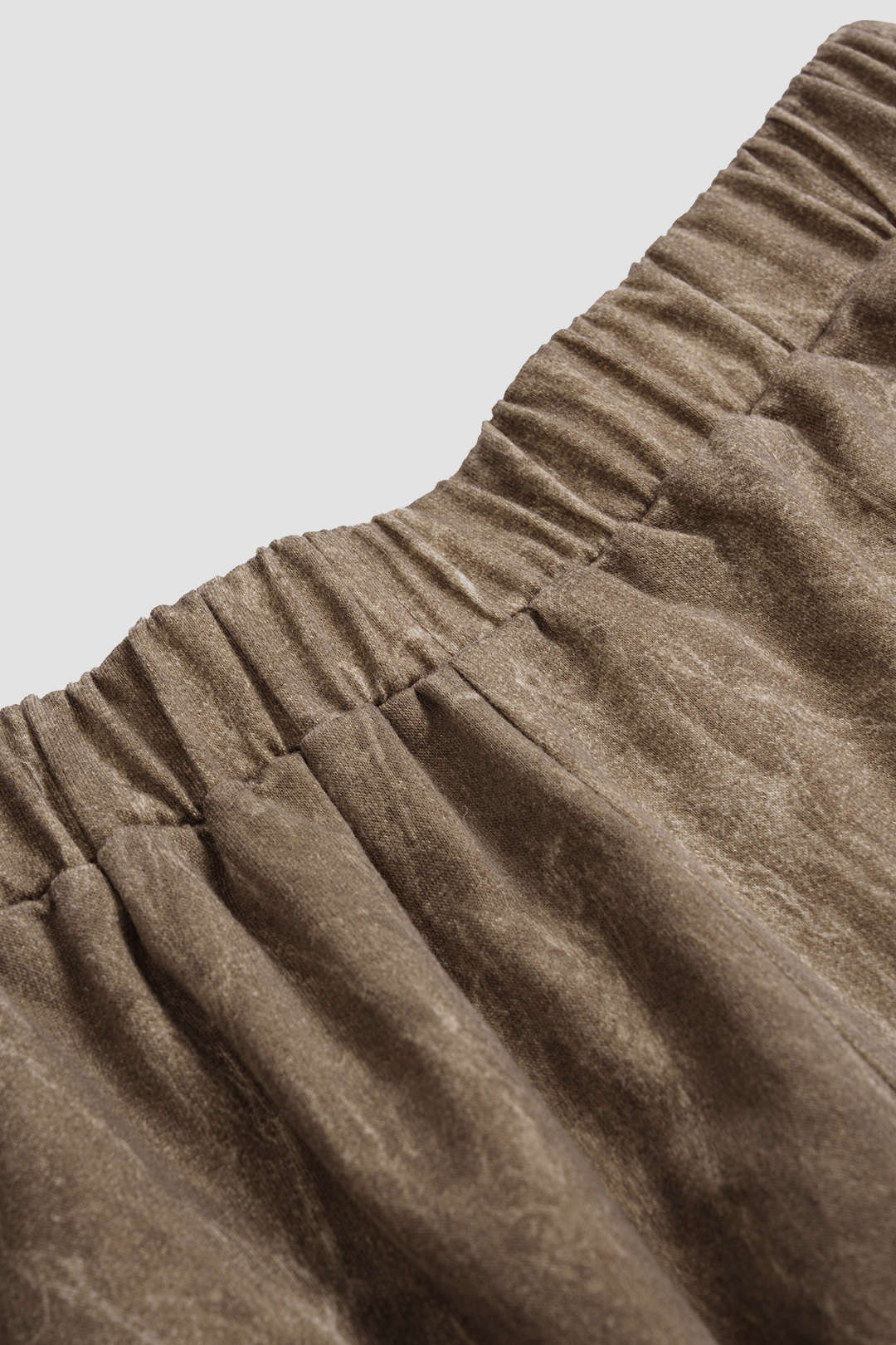 High Waist Washed Trousers