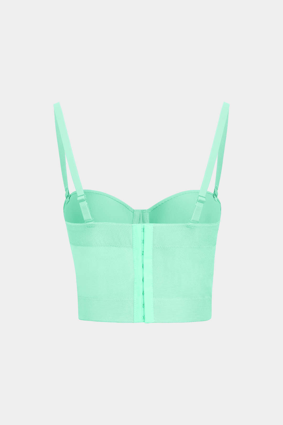 Mesh underwire bustier top