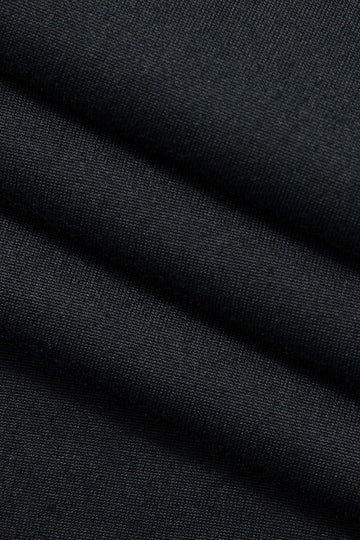 Hands Print U-neck Sleeveless Mini Dress