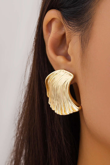 Metal Shell Decor Earrings