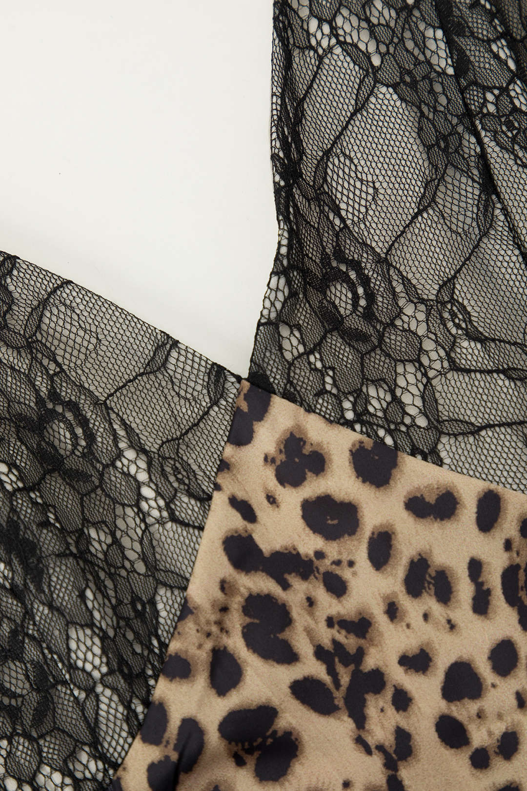 Lace Detail Leopard Print Maxi Dress – Micas
