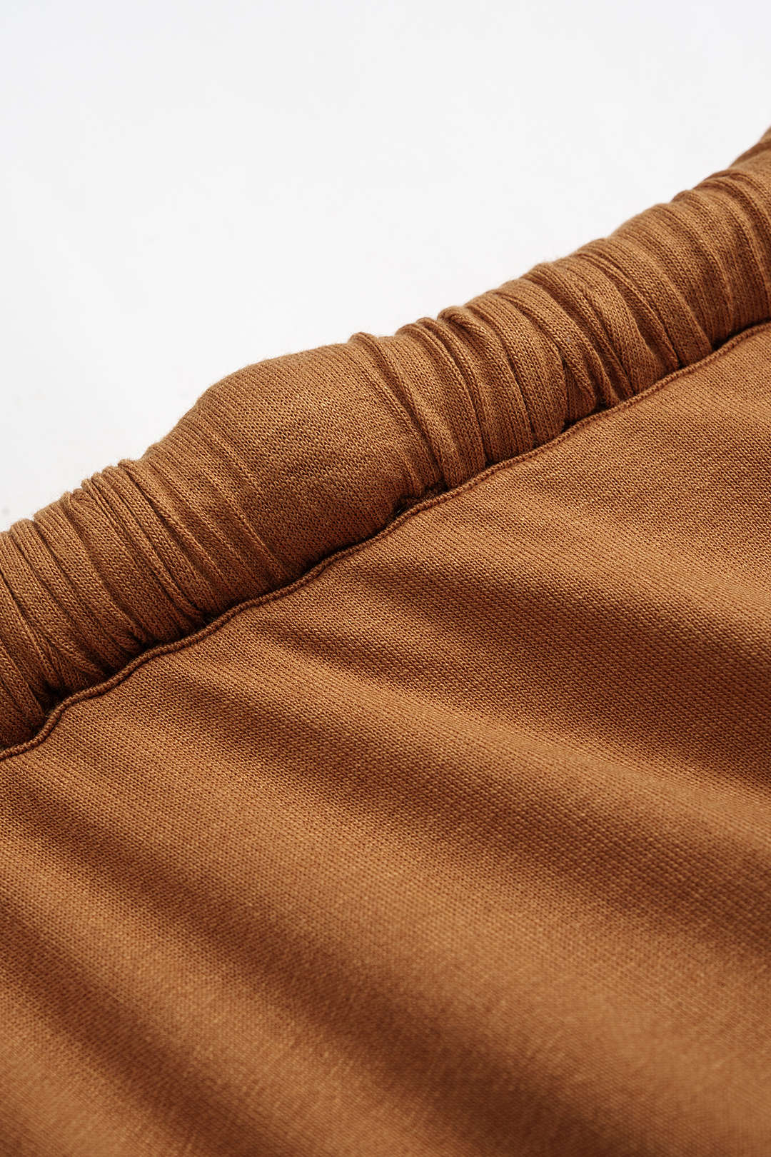 Ruched Draped Cowl Neck Long-Sleeve Top