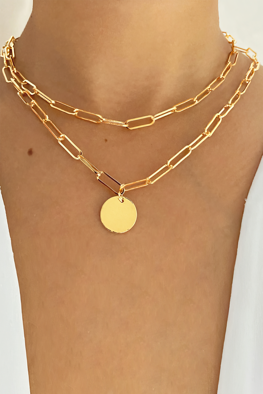 Chain Round Necklace