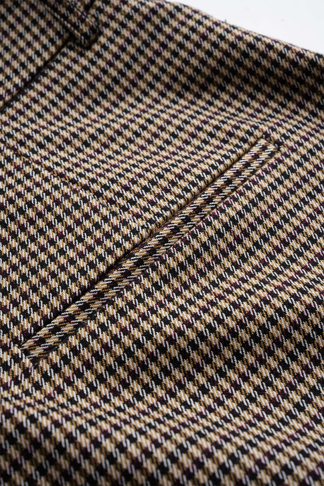 Plaid Print Pocket Shorts