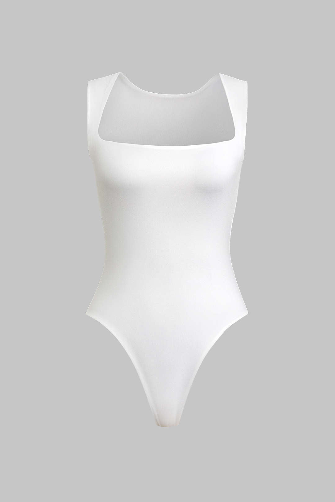 Stevige basisbodysuit met vierkante hals