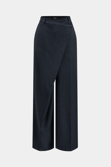 Asymmetrical Wide Leg Trousers