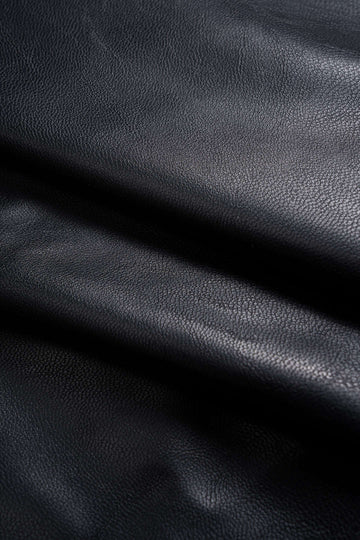 Faux Leather High Slit Ruched Crossed Skirt