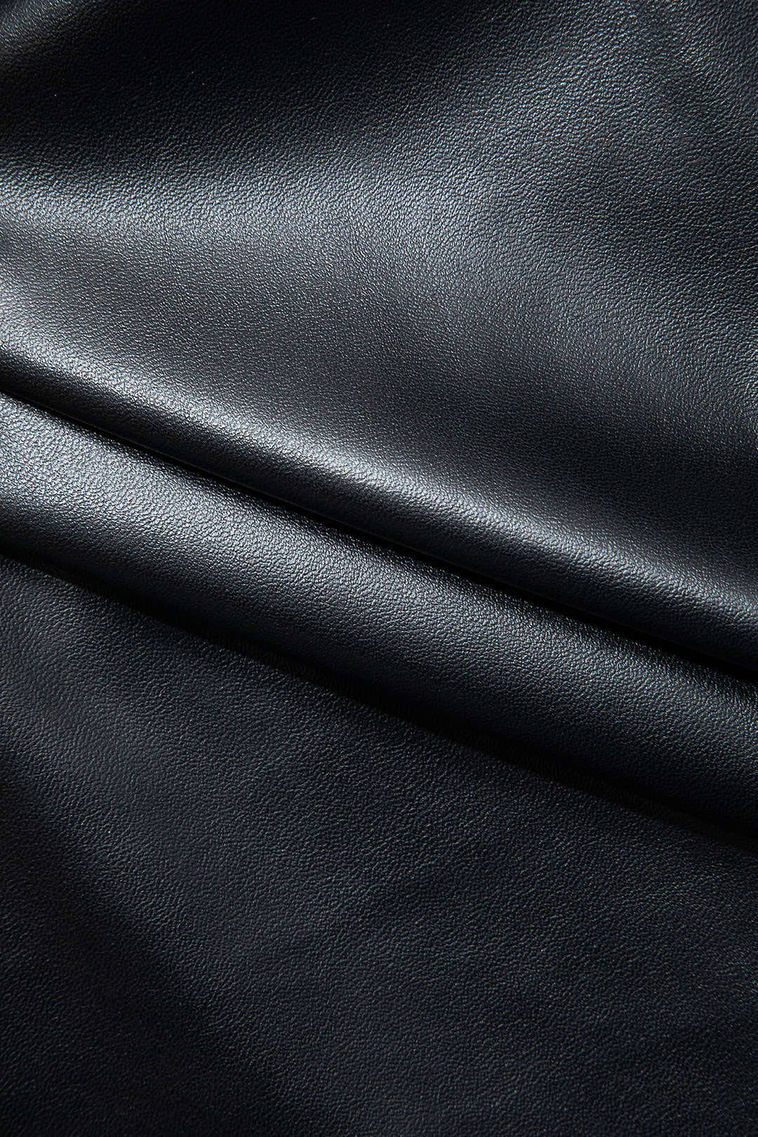 Faux Leather Asymmetric Ruched Corset Strapless Mini Dress