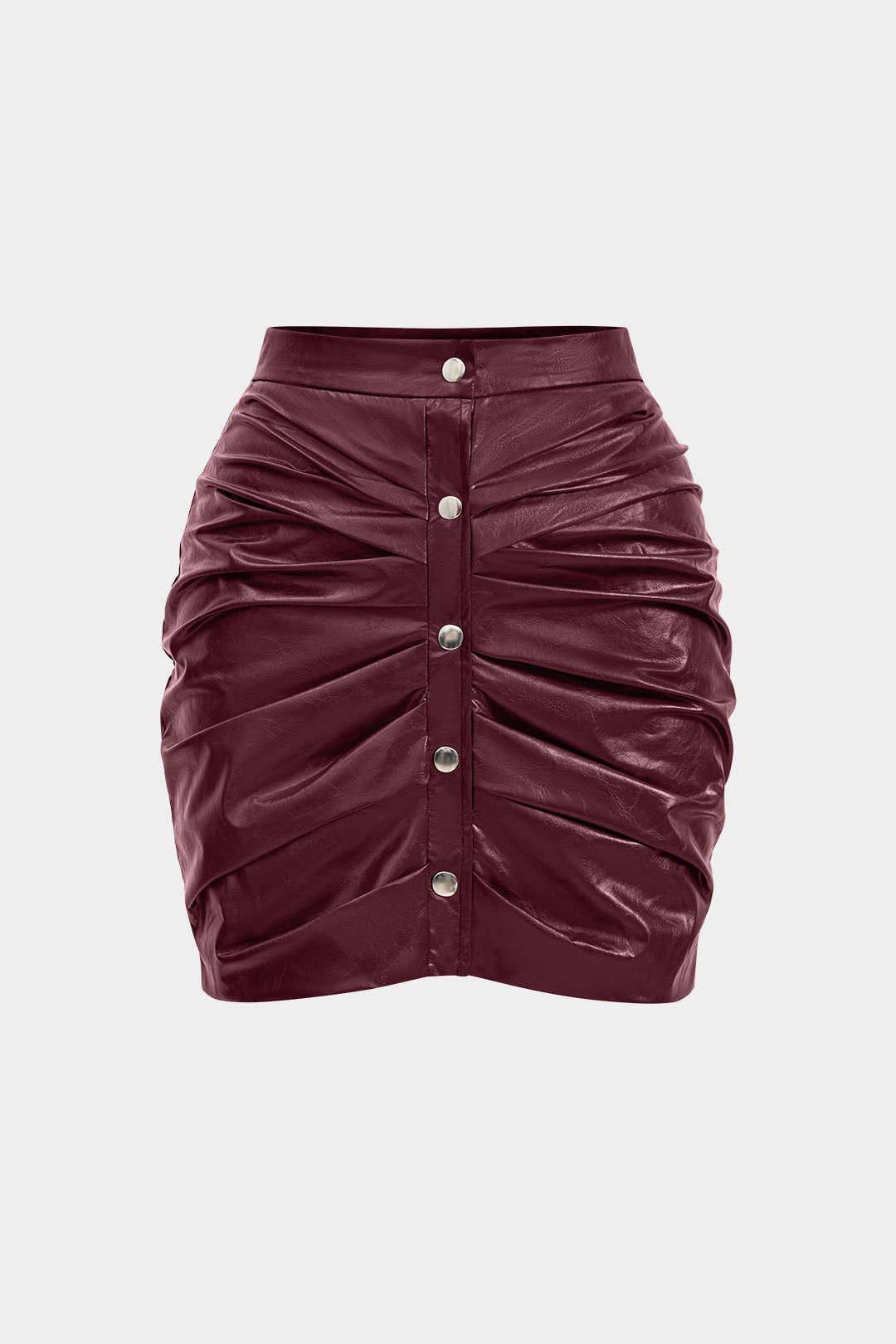 Jupe en cuir en faux cuir