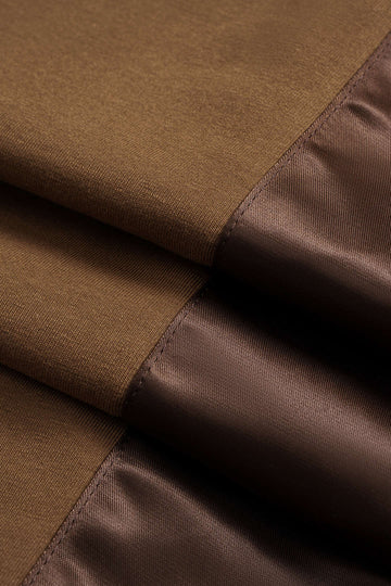 Patchwork Detail Ruched Pants