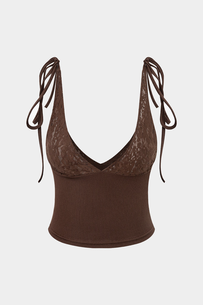 トップス Acka lace layered camisole tops lace layered camisole tops – Acka online store