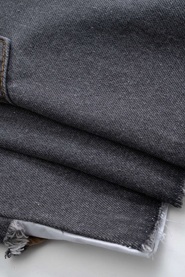 Denim Patchwork Mini Skirt