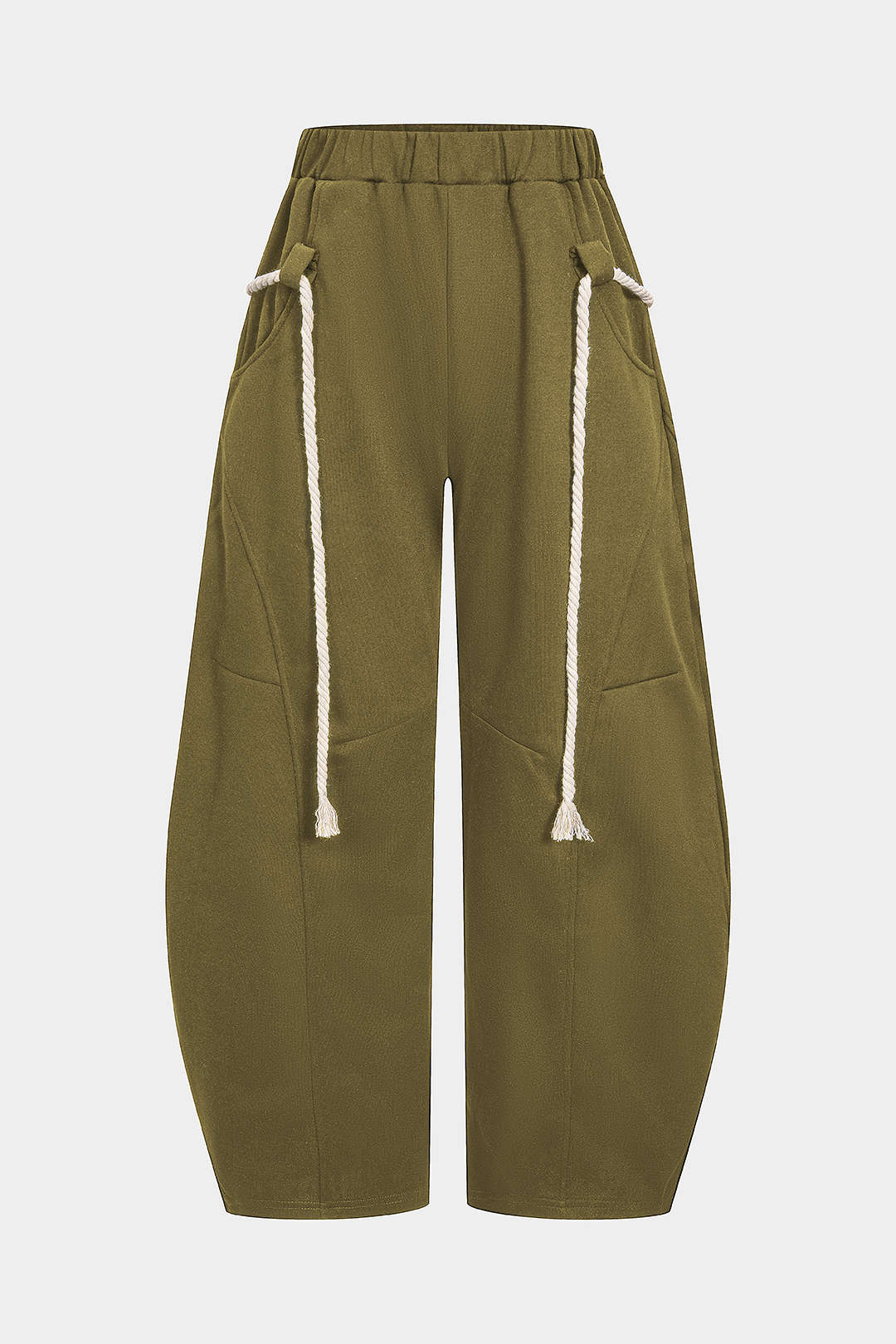 Šňůrky široké nohy kalhot