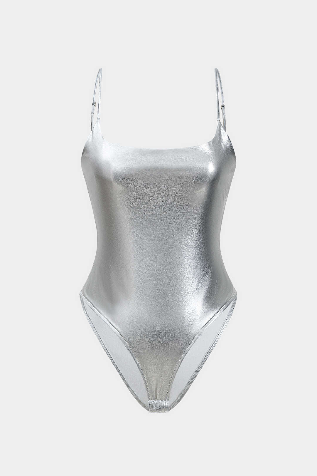 Bodysuit Bażiku Solidu Ġilda Faux