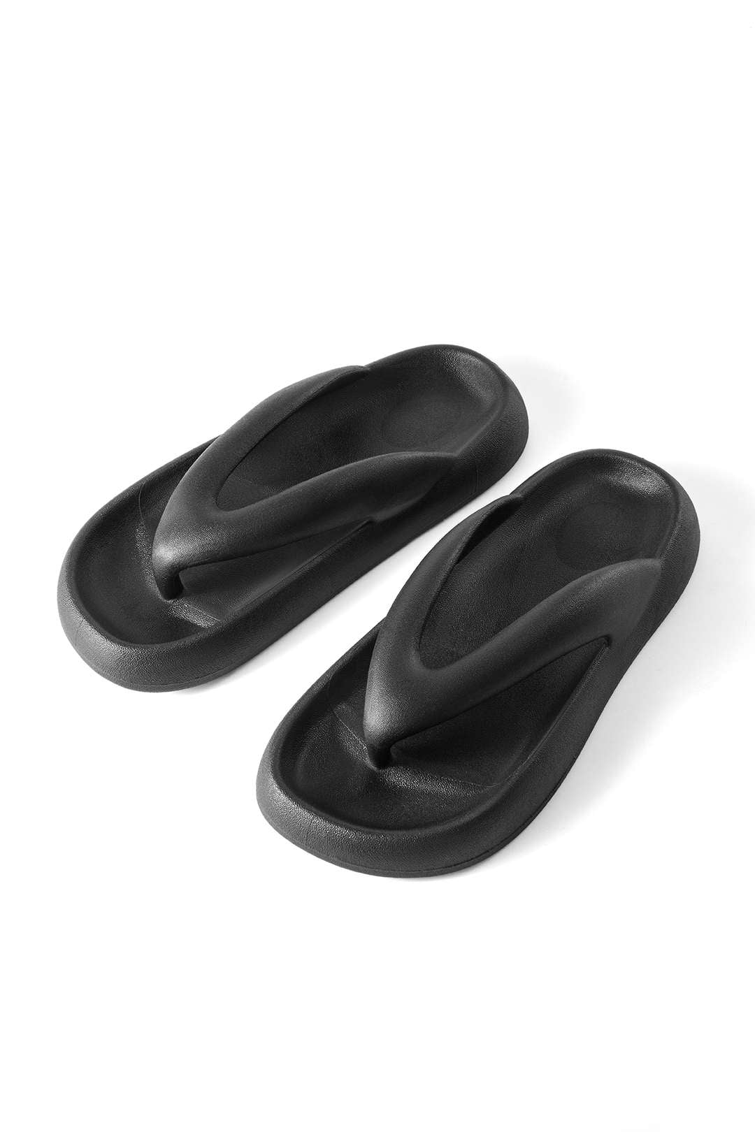 Basic Classic Black Comfort Flip-Flops