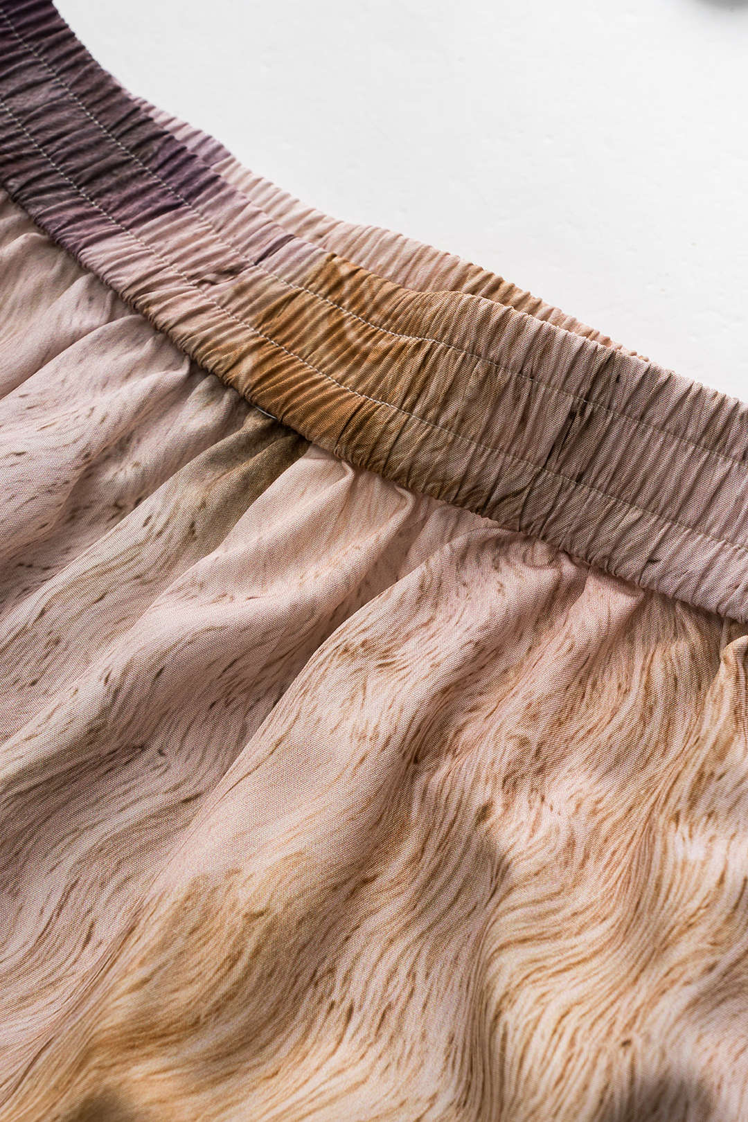 Retro Print  Wide Leg Trousers