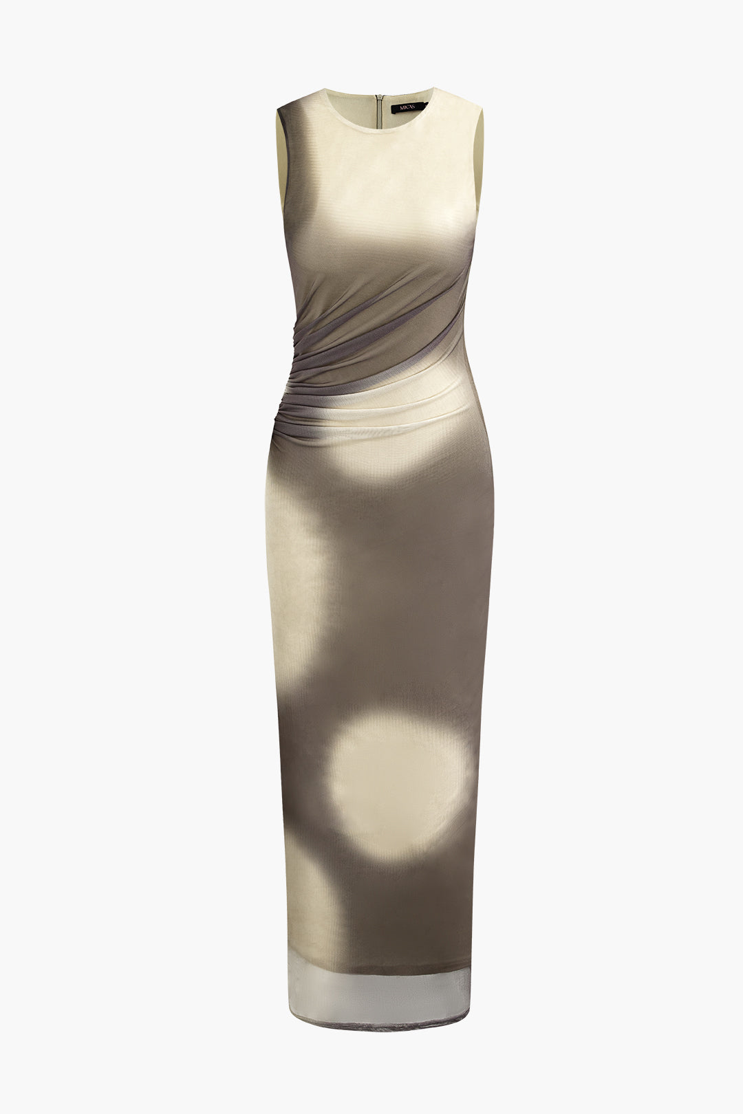 Sleeveless Print Tie Dye Maxi Dress - TheCelebrityDresses