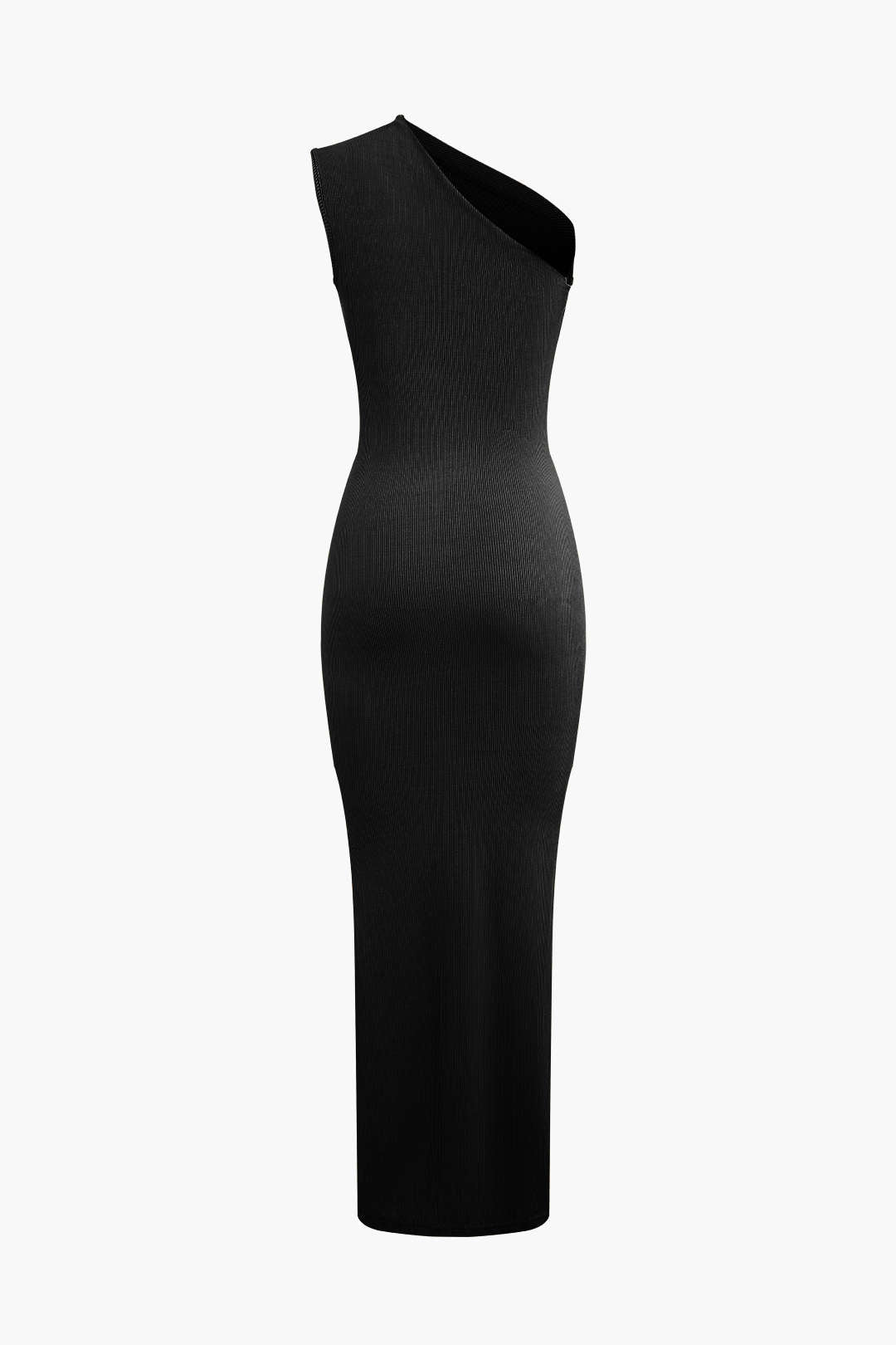 Asymmetric Sleeveless Slit Maxi Dress
