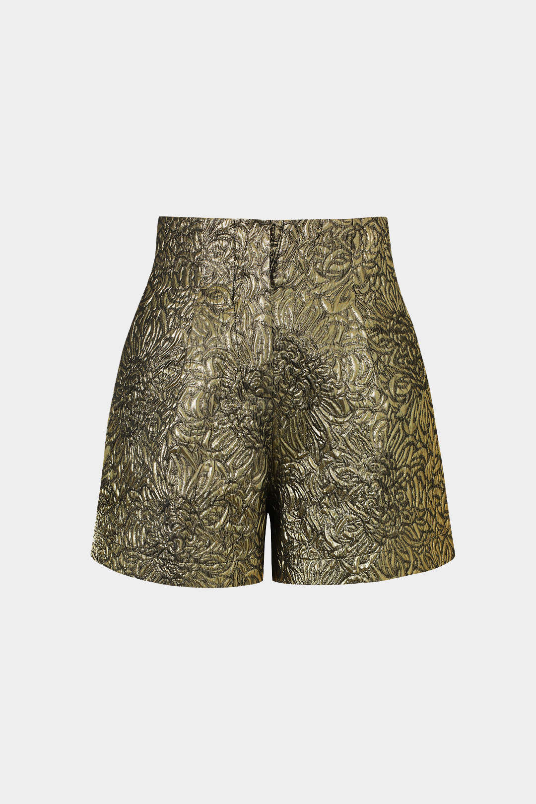 Jacquard shorts met hoge taille