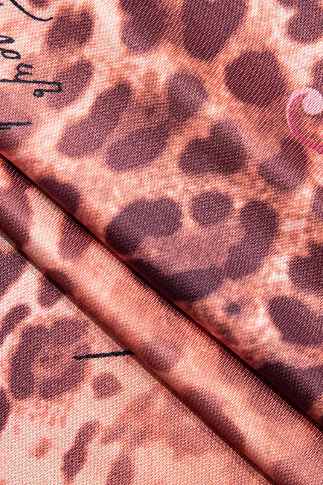 Leopard Print Slip V-neck Jumpsuit