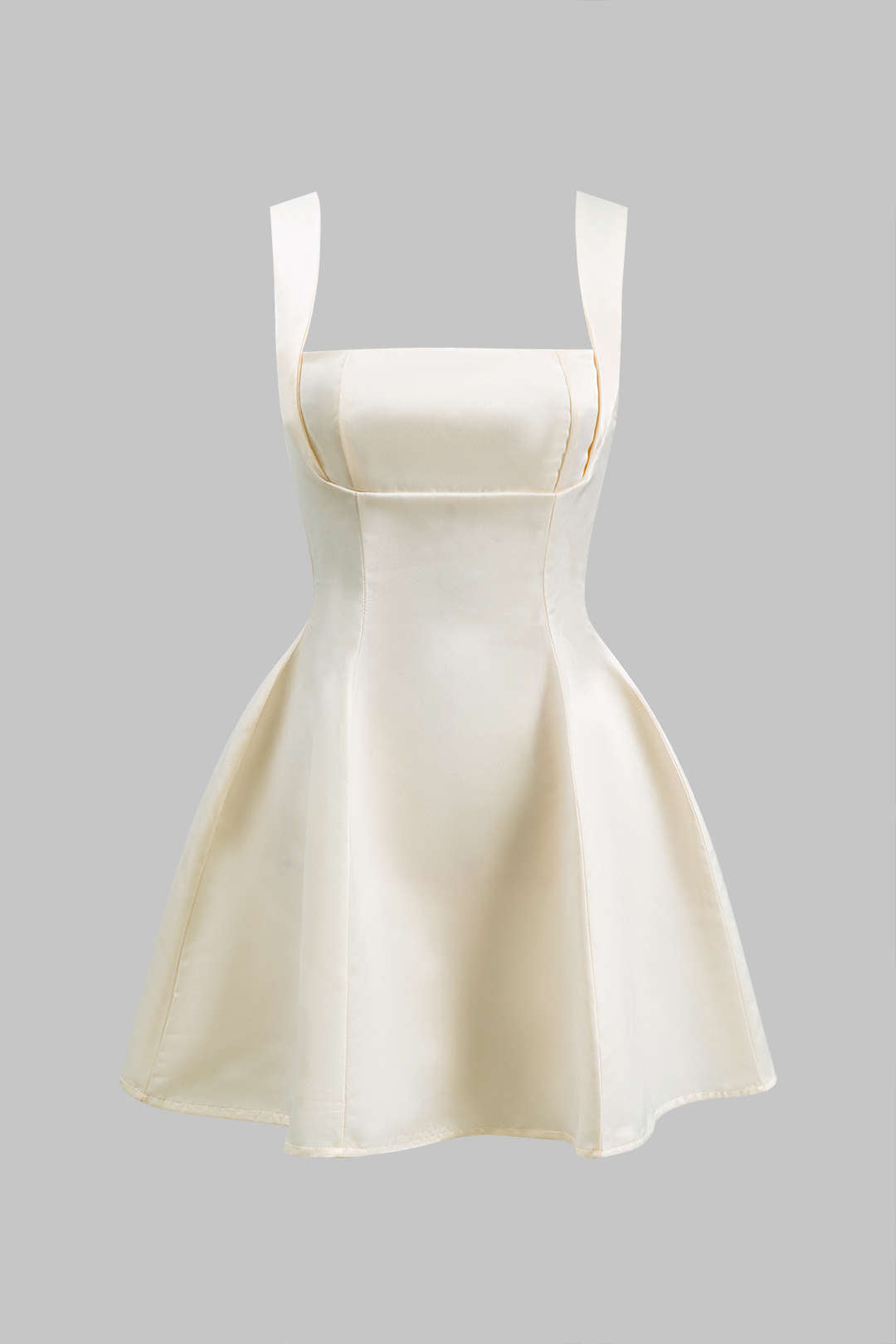 Tie Back Zipper Backless Slip Mini Dress Micas Tie Back Zipper Backless Slip Mini Dress Micas