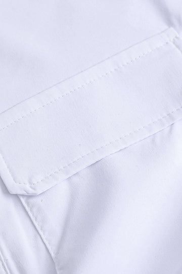 Flap Pocket Twist Hem Shirt – Micas