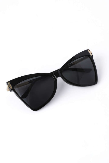 Angled Cat Eye Sunglasses