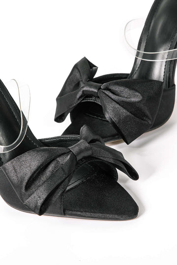 Bowtie slingback ψηλά τακούνια