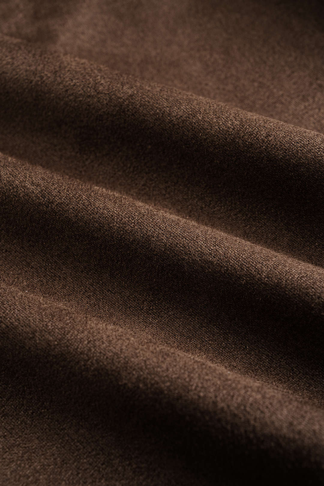 Suede Patchwork Notched Lapel Button Jacket