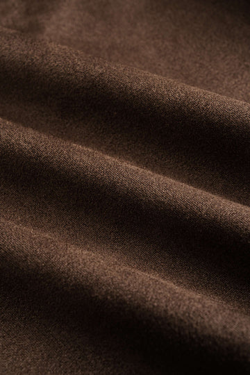 Suede Patchwork Notched Lapel Button Jacket