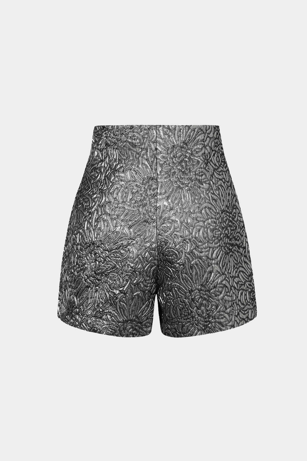 High Waisted Jacquard Shorts