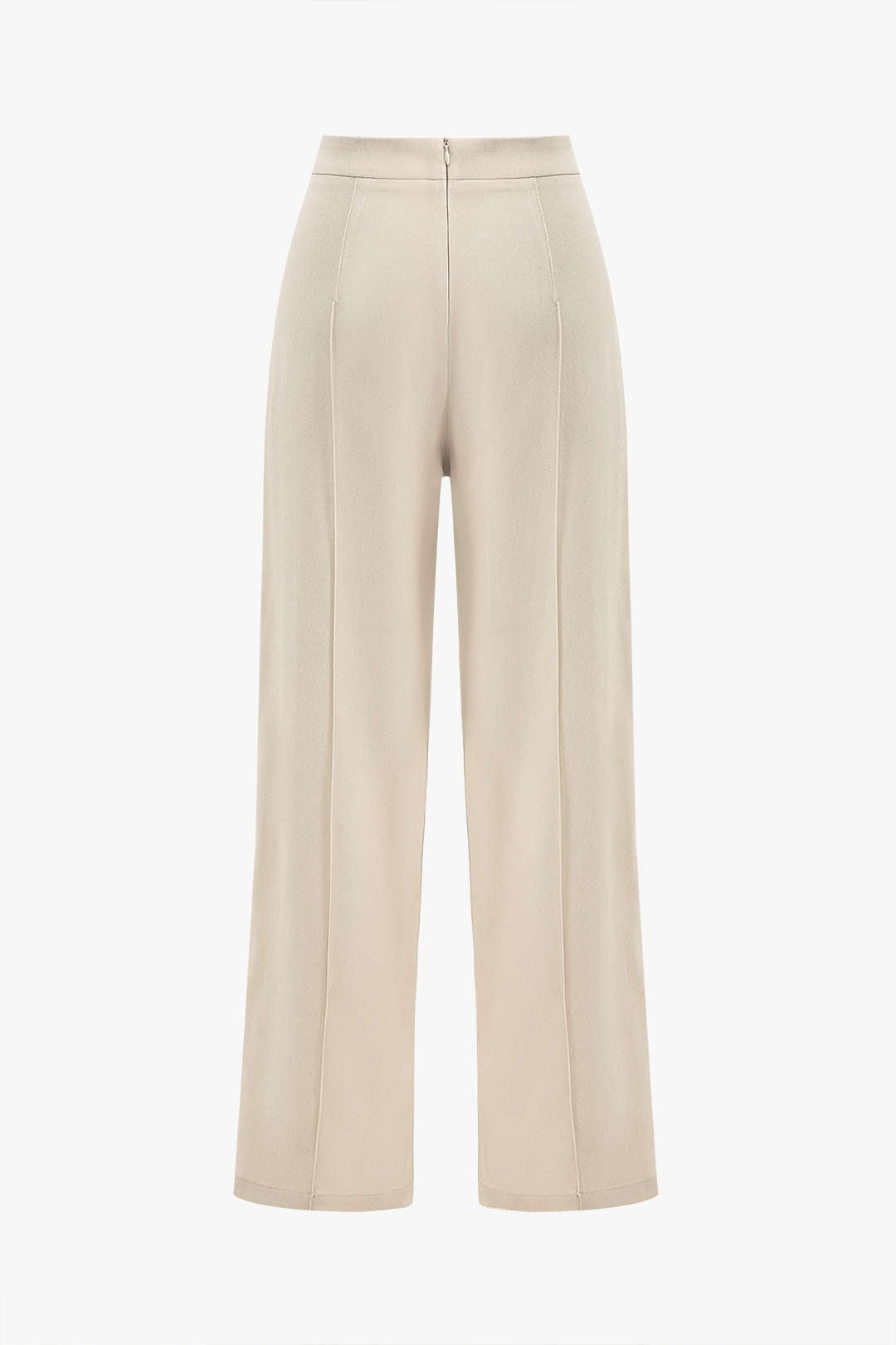 Solid Asymmetrical Trousers