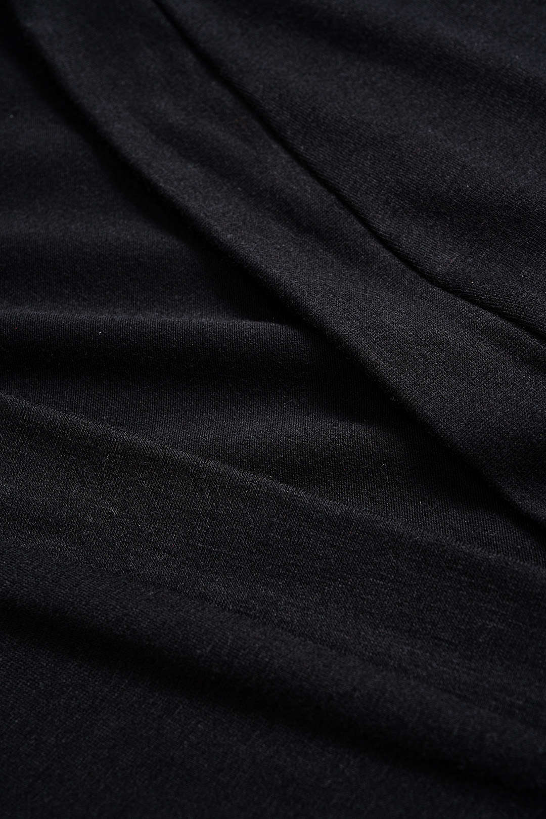 Faux Leather Crossed V-Neck Long Sleeve Bodysuit