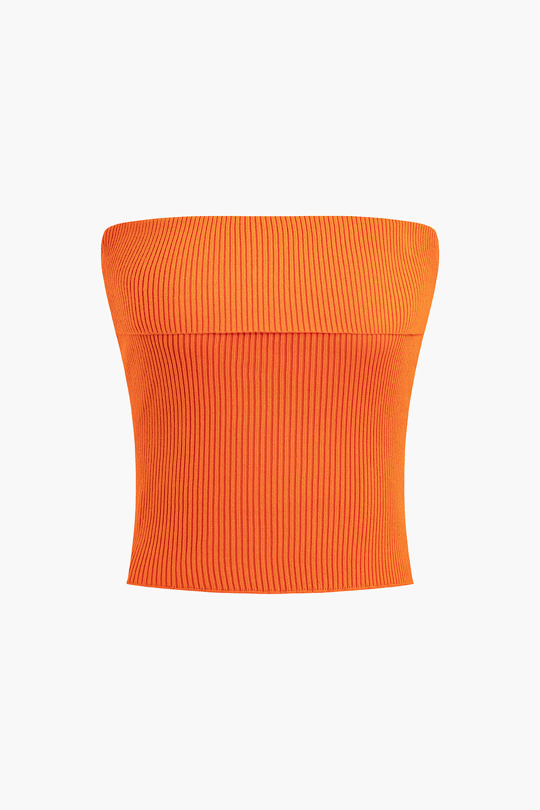 Ribbed Texture Tube Top