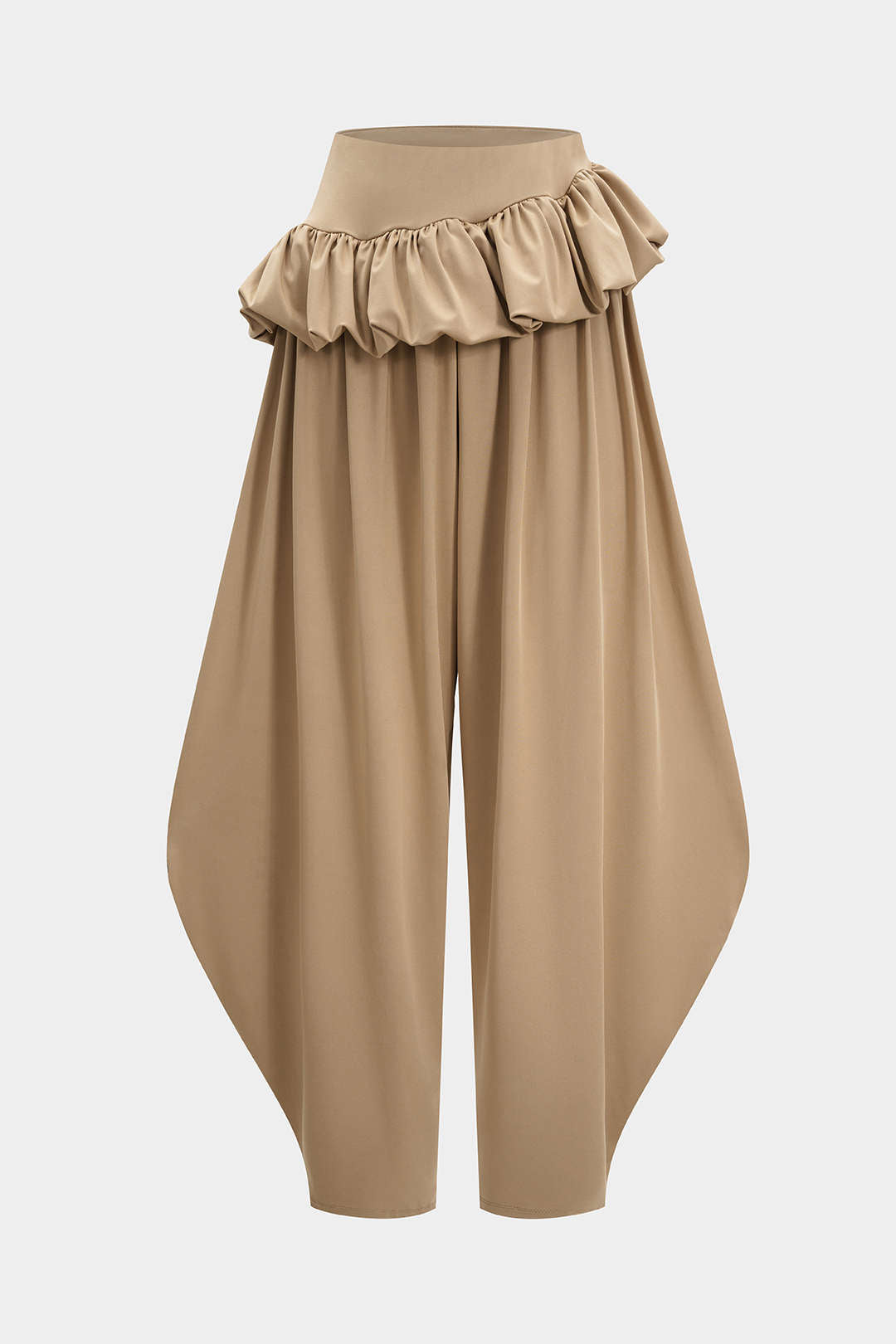 Ruched Twist Knot Trousers