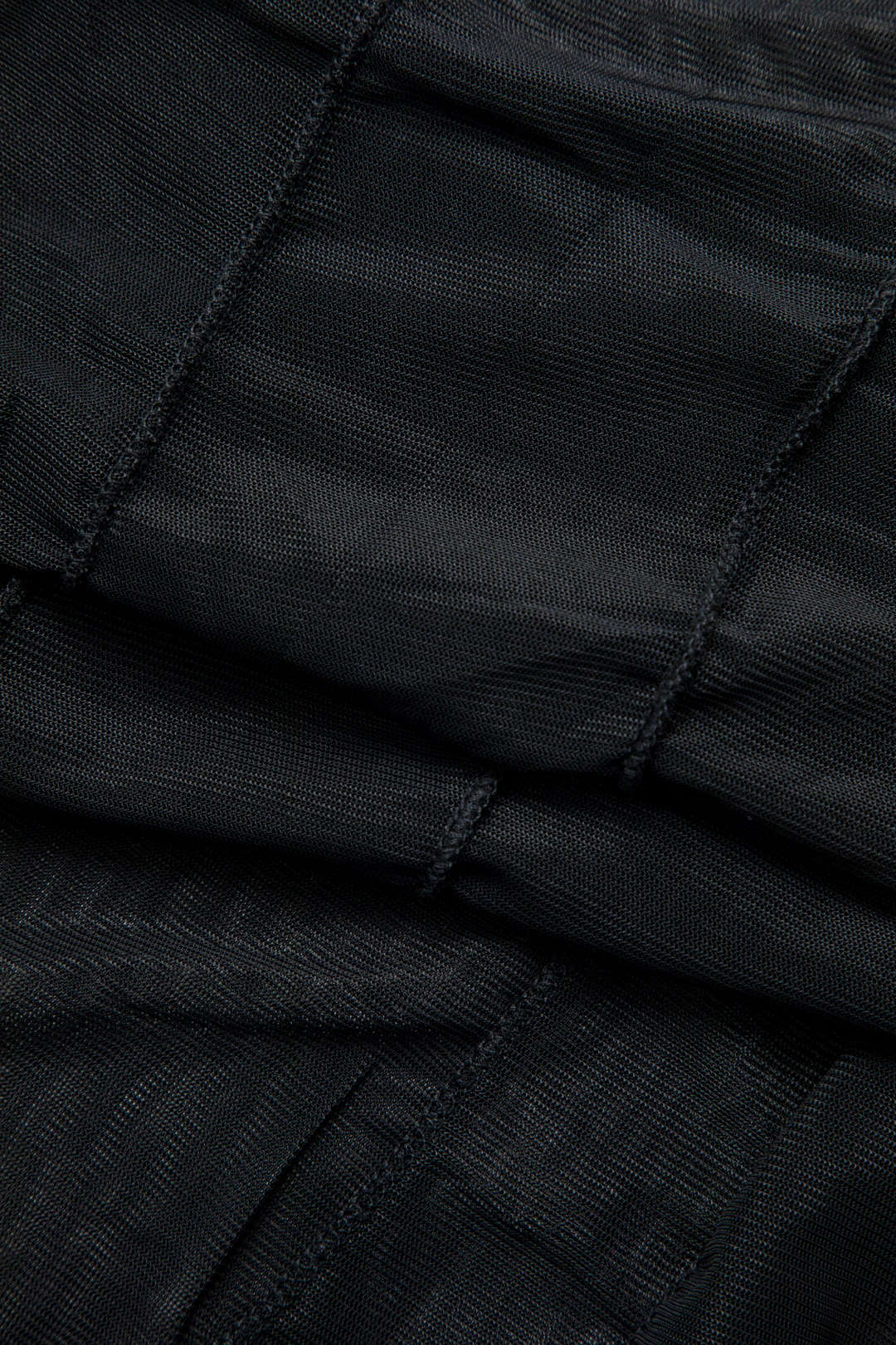 Sheer Ring Detail Strapless Maxi Dress