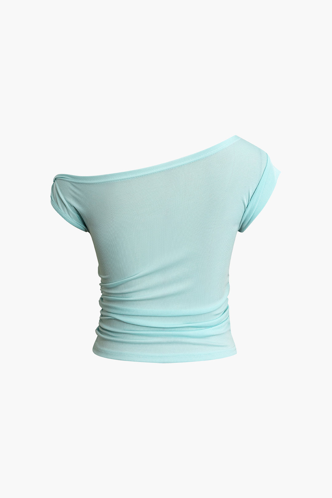 Twisted Asymmetrical Short Sleeve T-shirt