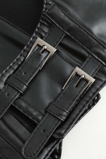 Faux Leather Corset Belt