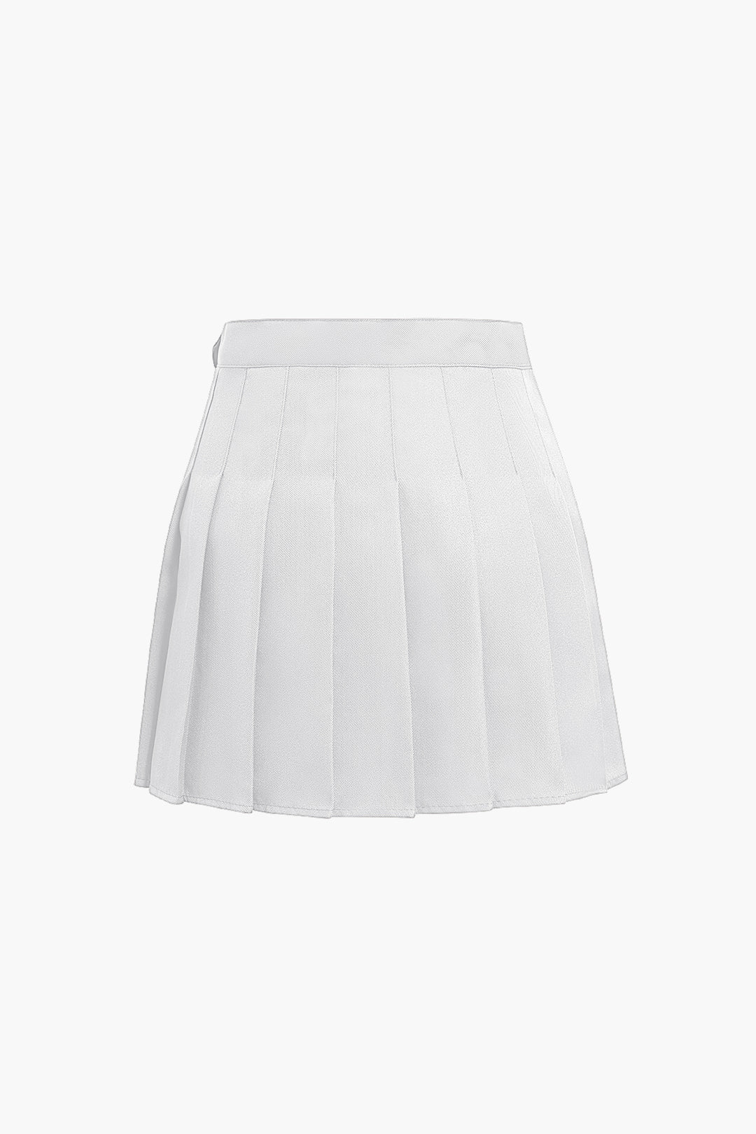Basic Pleated Mini Skirt